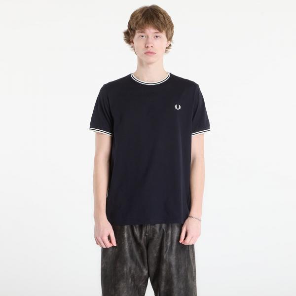 Tričko FRED PERRY Twin Tipped T-Shirt Navy XL