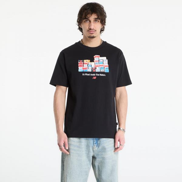 Tričko New Balance Boxes T-Shirt Black S