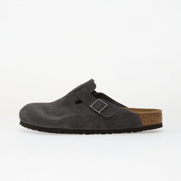 Tenisky Birkenstock Boston Suede Leather Charcoal EUR 44