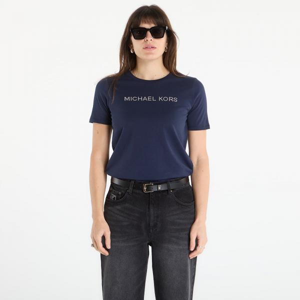 Tričko Michael Kors Mk Stud Classic Tee Midnight Blue M