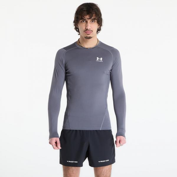 Tričko Under Armour Hg Armour Comp Ls Gray XS