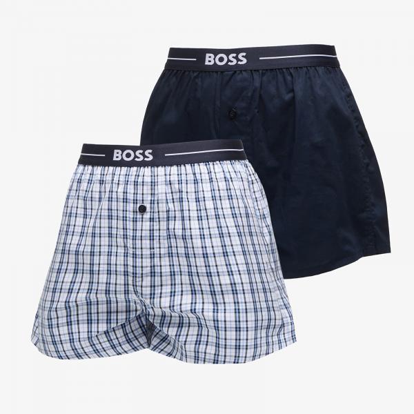 Boxerky Hugo Boss Boxer EW 2-Pack Navy M