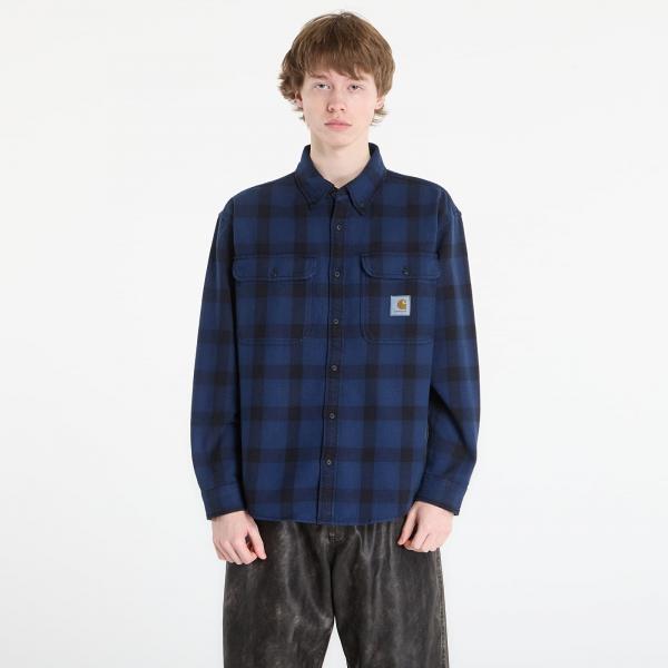 Košile Carhartt WIP L/S Edmands Shirt UNISEX Edmands Check/ Natural/ Jupiter M