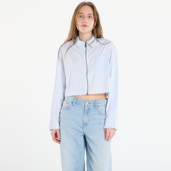 Košile adidas Poplin Shirt Crystal Sky/ Ambient Sky L