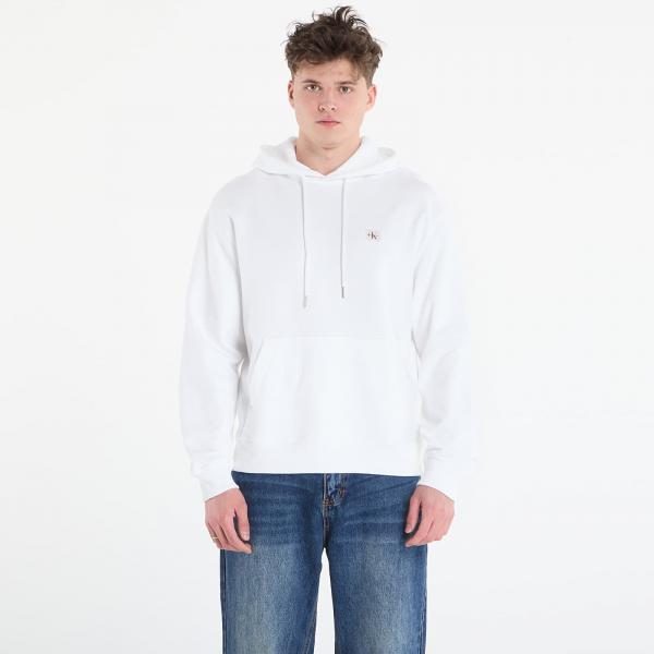 Mikina Calvin Klein Jeans Ls Eu 350Terry Badge Hoodie Bright White XL