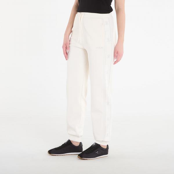 Tepláky GUESS Octavia Jogger White Glam L