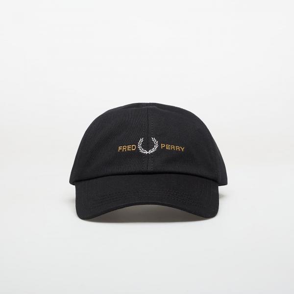 Kšiltovka FRED PERRY Flp Twill Cap Black Universal