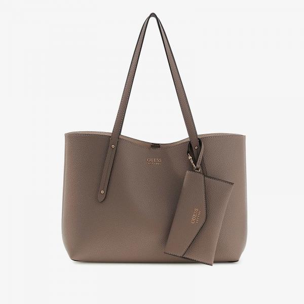 Kabelka GUESS Brenton Tote Dark Taupe Universal