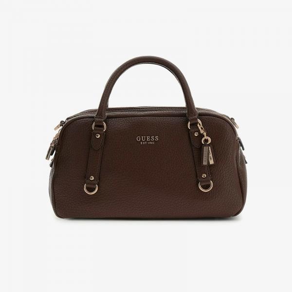 Kabelka GUESS Marsha Box Satchel Espresso Universal