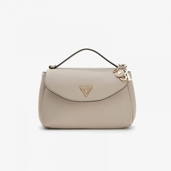 Kabelka GUESS Evie Top Handle Flap Light Taupe Universal