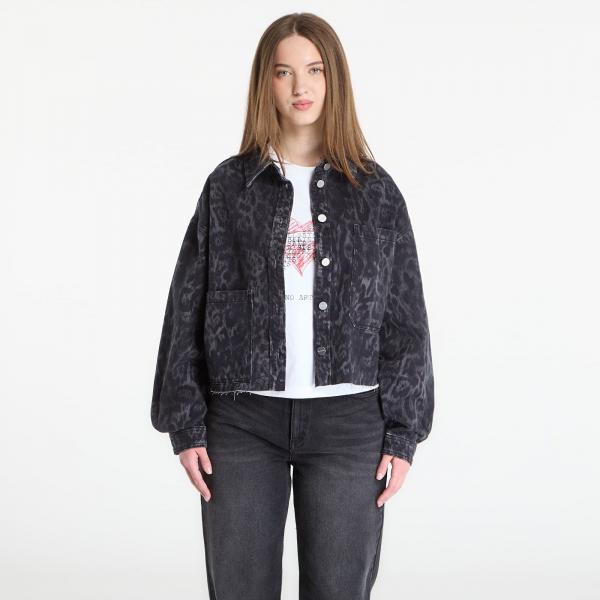 Bunda AllSaints Nicky Denim Shacket Leppo Black M