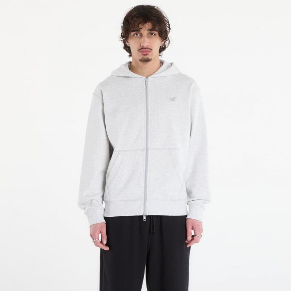 Mikina New Balance Athletics French Terry Full Zip Ash Heather XL