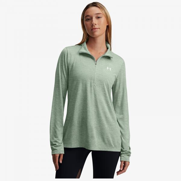 Mikina Under Armour Tech 1/2 Zip-Twist Green S