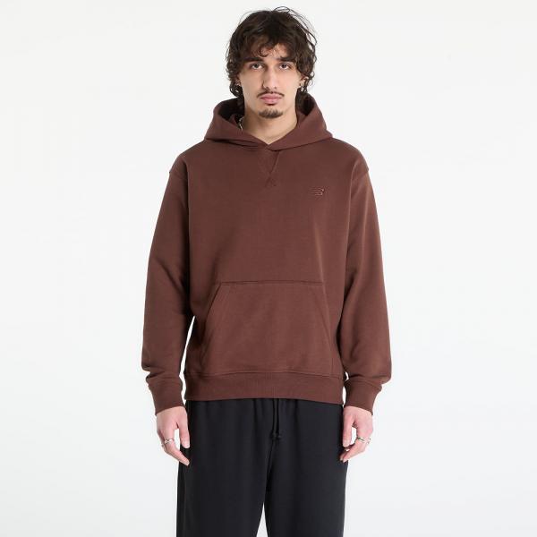 Mikina New Balance Athletics French Terry Hoodie Pumpernickel XL