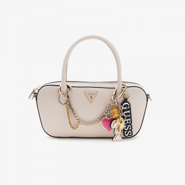 Kabelka GUESS Davina Small Satchel Light Taupe Universal