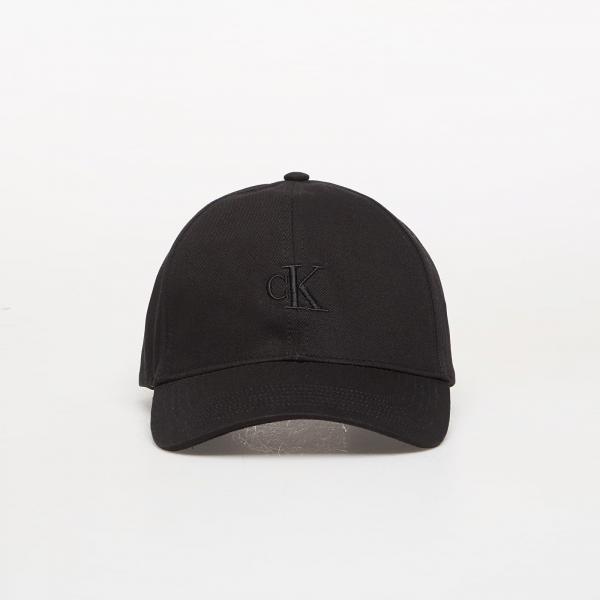 Kšiltovka Calvin Klein Monogram Embroidery Cap Black Universal