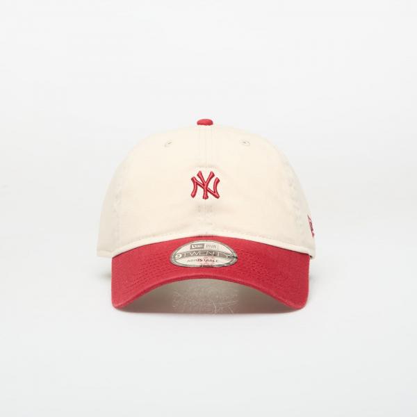 Kšiltovka New Era 9TWENTY New York Yankees MLB Mini Logo Light Cream/ Pinot Red Universal