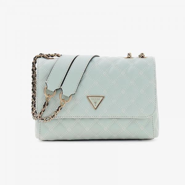 Kabelka GUESS Giully II 2 Comp Convertible Flap Light Sage Universal