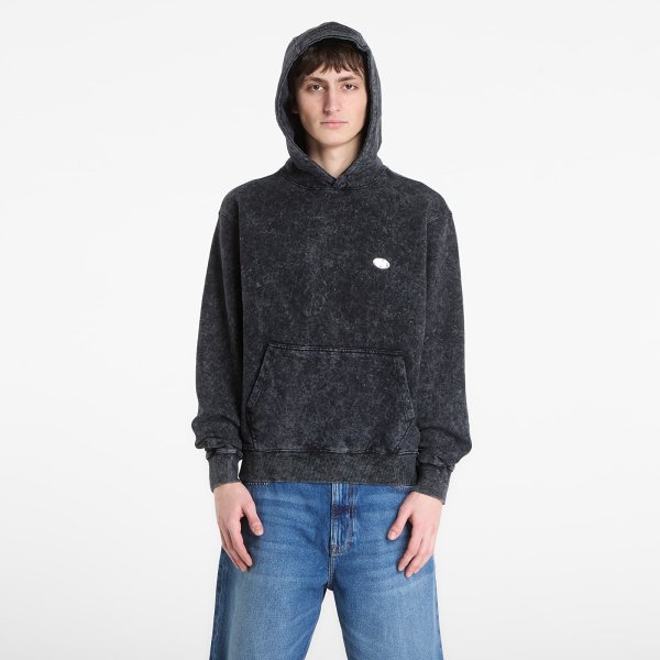 Mikina Alpha Industries World Embroidery Hoodie Unisex Black L