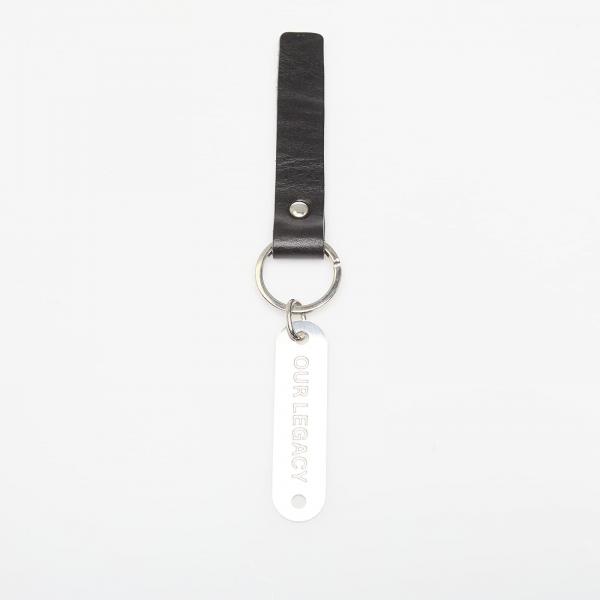 OUR LEGACY Ring Keyring Black Leather Universal