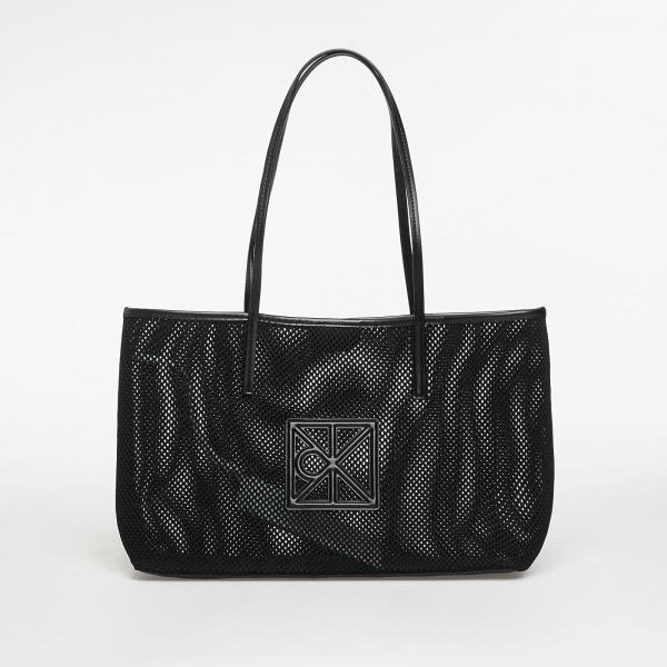 Kabelka Calvin Klein Emblem Mesh Tote Black Universal
