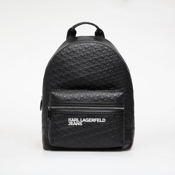 Batoh Karl Lagerfeld Jeans Essential Backpack Emb Black/ Monogram Universal