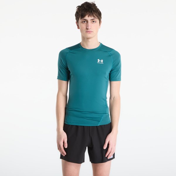 Tričko Under Armour HG Armour Comp SS Tee Green S