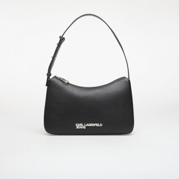 Kabelka Karl Lagerfeld Jeans Metal Logo Shoulder Bag Black Universal