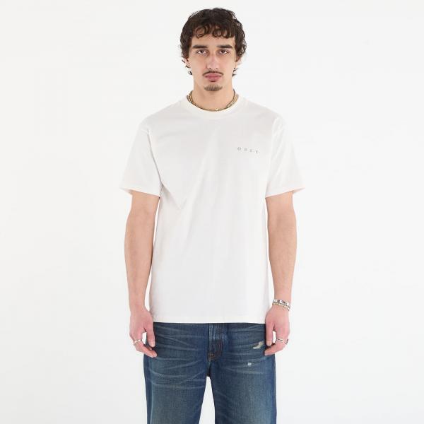 Tričko OBEY Architecture Of The Uni Vintage White M