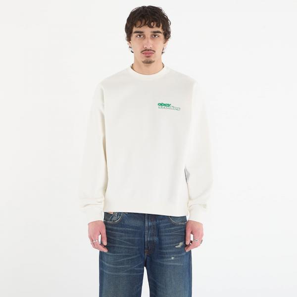 Mikina OBEY Tonic Crew Off White XL