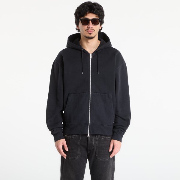 Mikina OUR LEGACY Rascal Hood Washed Black Star Fleece 50