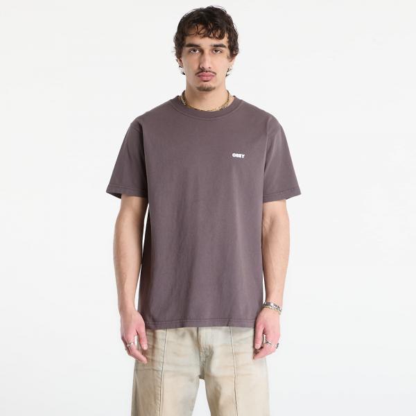 Tričko OBEY Bold Icon Face Pigment Dusty Black M