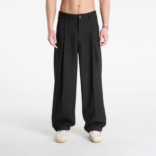 Kalhoty OBEY Dean Pleated Pant Black W30