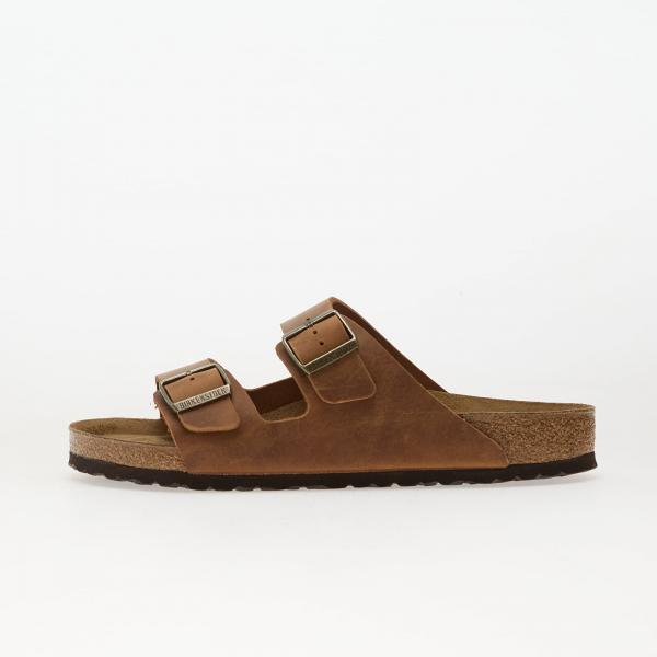 Tenisky Birkenstock Arizona Oiled Leather Unisex Cognac EUR 41