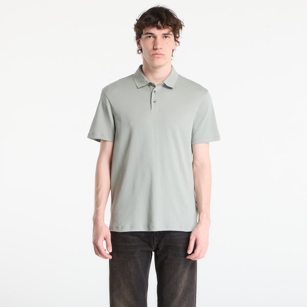 Tričko Calvin Klein Ss Supima Chest Emb Polo Shadow S