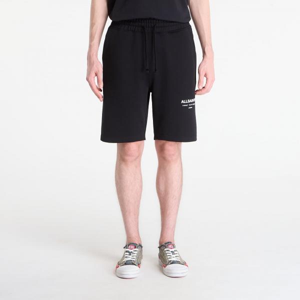 Šortky AllSaints Underground Sweatshort Jet Black L