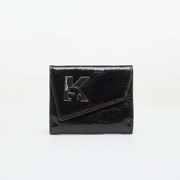 Peněženka Karl Lagerfeld Jeans Geo Lthr Wallet Shiny Black Universal