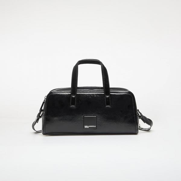 Kabelka Karl Lagerfeld Jeans Box Logo Bowlingbag Glossy Black Universal