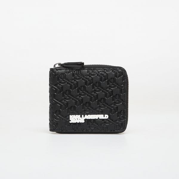 Peněženka Karl Lagerfeld Jeans Essential Za Wallet Emb Black/ Monogram Universal