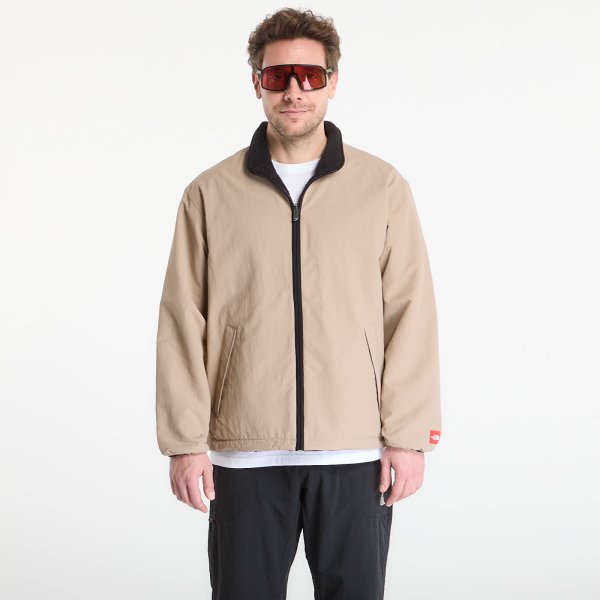 Bunda The North Face Redbox Reversible Fleece Jacket Mushroom Grey/ TNF Black M