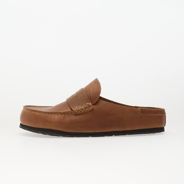 Boty Birkenstock Naples Wrapped Oiled Leather Unisex Cognac 45