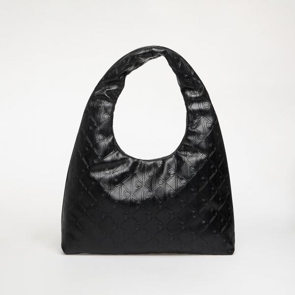 Kabelka Calvin Klein Emblem Aop Puffer Lg Shoulder Bag Black Universal