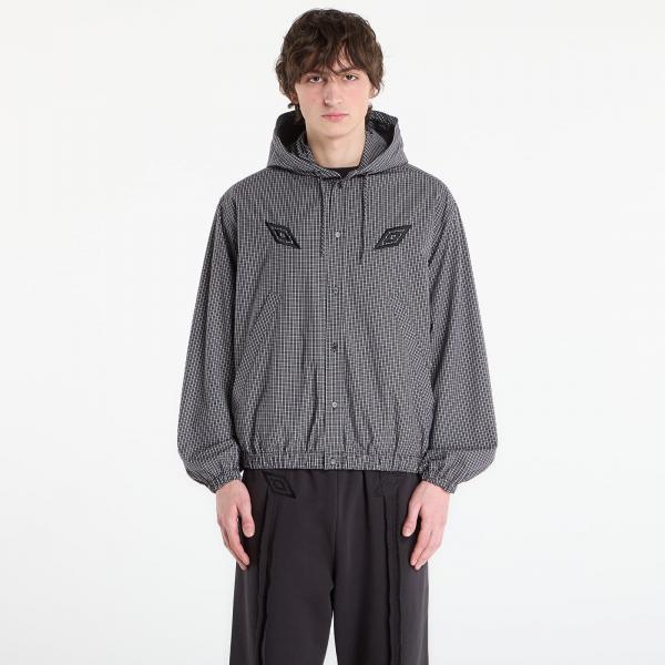 Košile Umbro by SlamJam Gingham Masked Shirt Coffee Brown/ White/ Black S