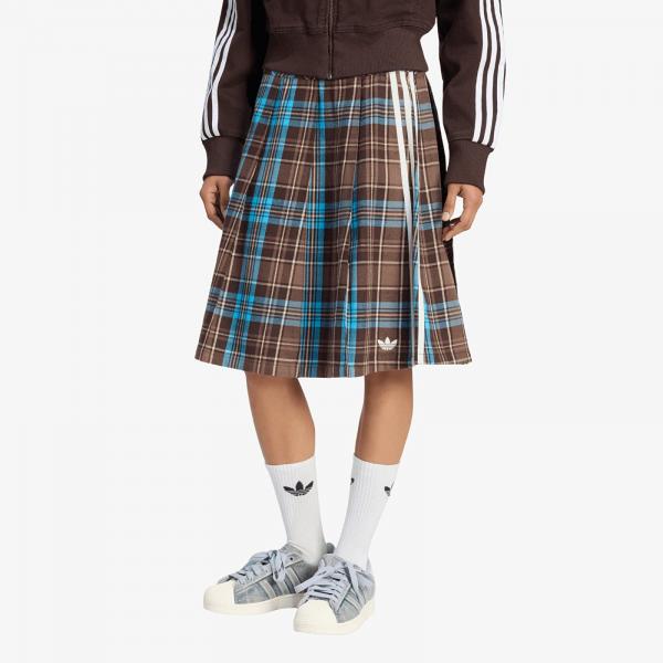 Sukně adidas Pleated Check Skirt Multicolor S