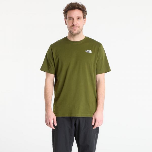 Tričko The North Face Box Nse Regular Short Sleeve Tee Woodland Green M