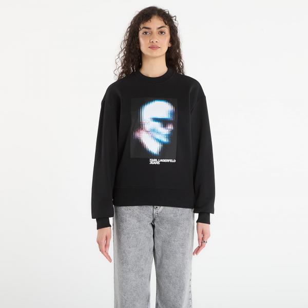 Mikina Karl Lagerfeld Jeans Relaxed Karl Sweat Black S