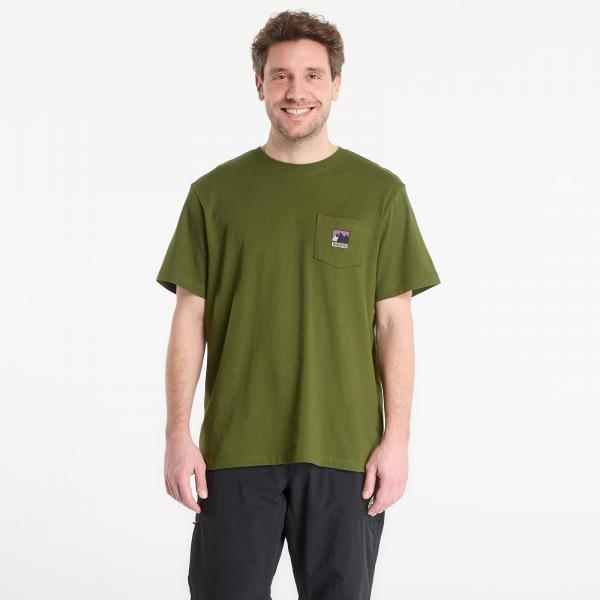 Tričko The North Face Mountain Logo Relaxed Short Sleeve Tee-Graphic Woodland Green L