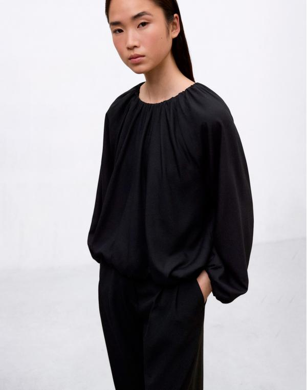 Tričko ECOALF Amalia Shirt Woman BLACK