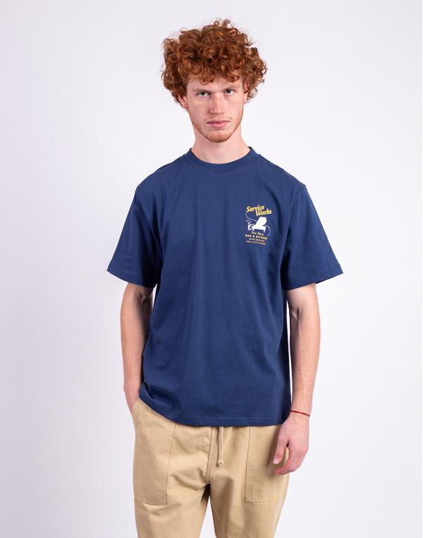 Tričko Service Works Bar & Kitchen Tee NAVY