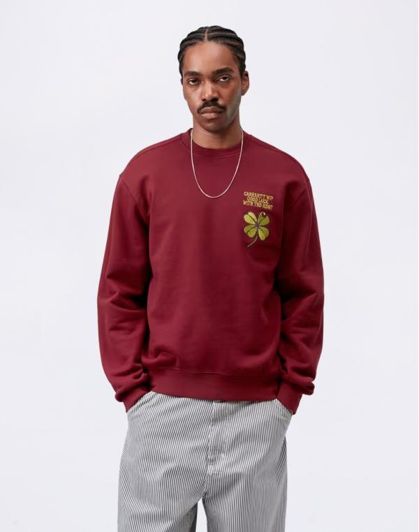 Carhartt WIP Clover Sweatshirt Marsala S